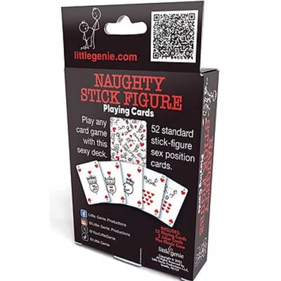 Naughty Stick Figure Playing Cards