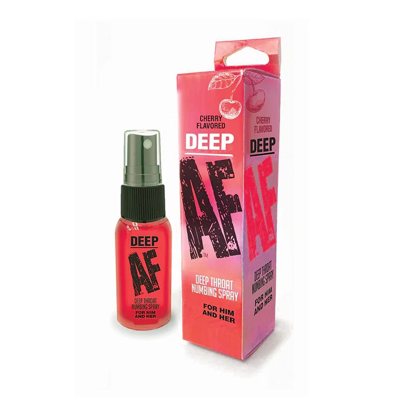 Deep AF Deep Throat Numbing Spray 1oz - Cherry