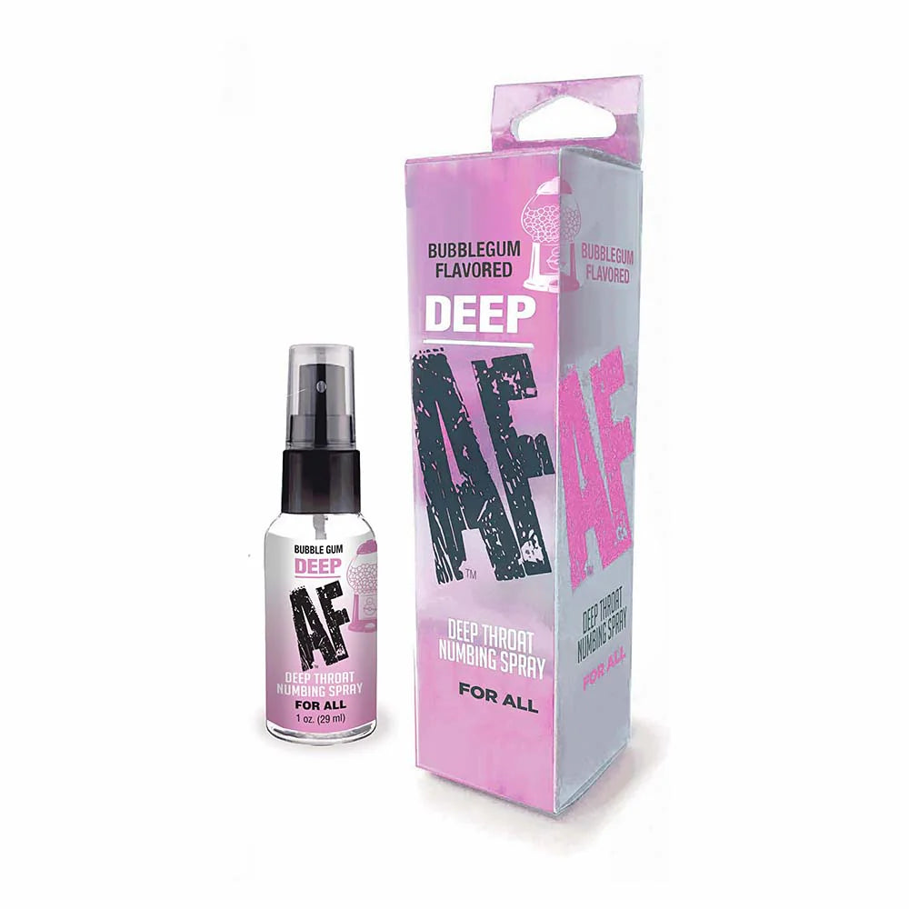 Deep AF Deep Throat Numbing Spray 1oz - Bubblegum