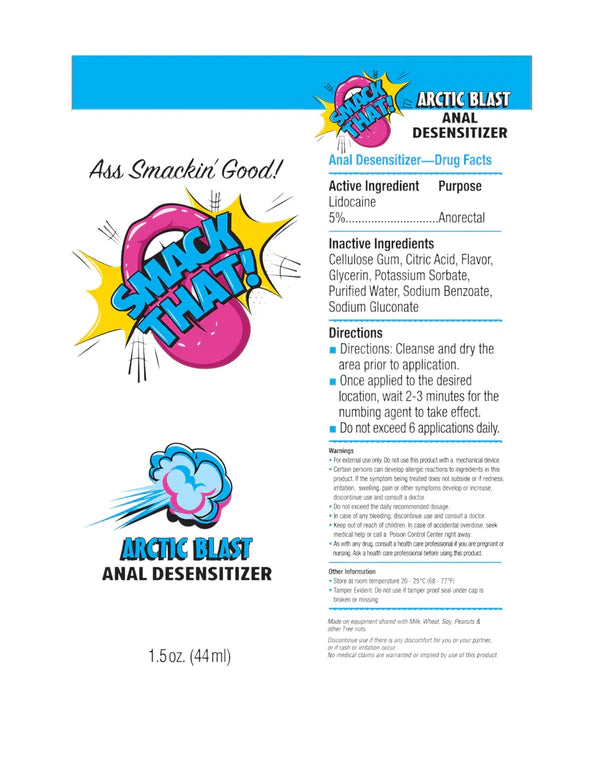 Smack That Arctic Blast Anal Desensitizer 1.5oz