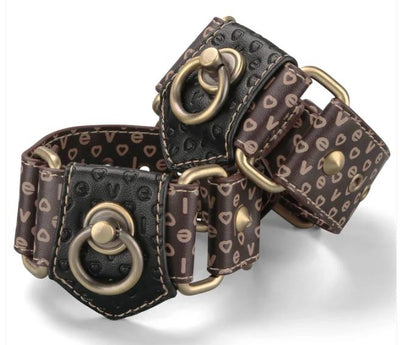 LoveToy Rebellion Reign Vegan Leather Handcuffs