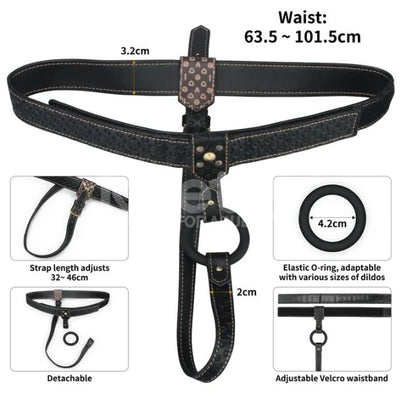 Rebellion Reign Strap-On Harness in Vegan Leather by LoveToy