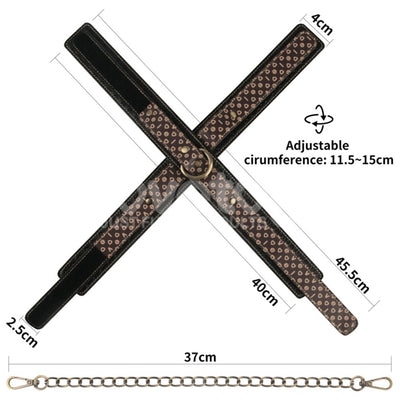 Rebellion Reign Designer Criss-Cross Handcuffs