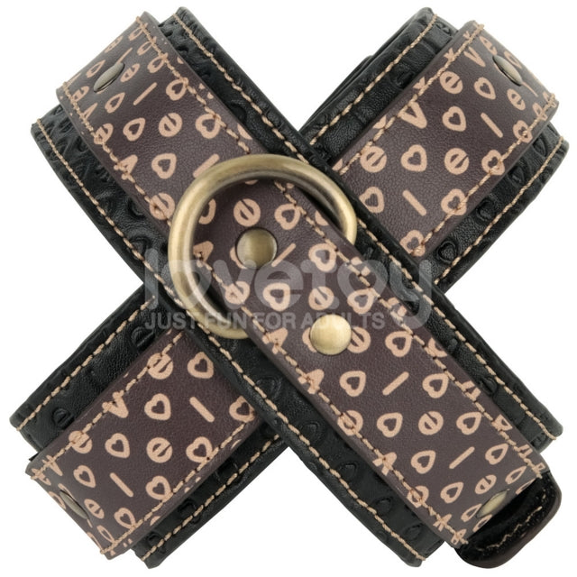 Rebellion Reign Designer Criss-Cross Handcuffs