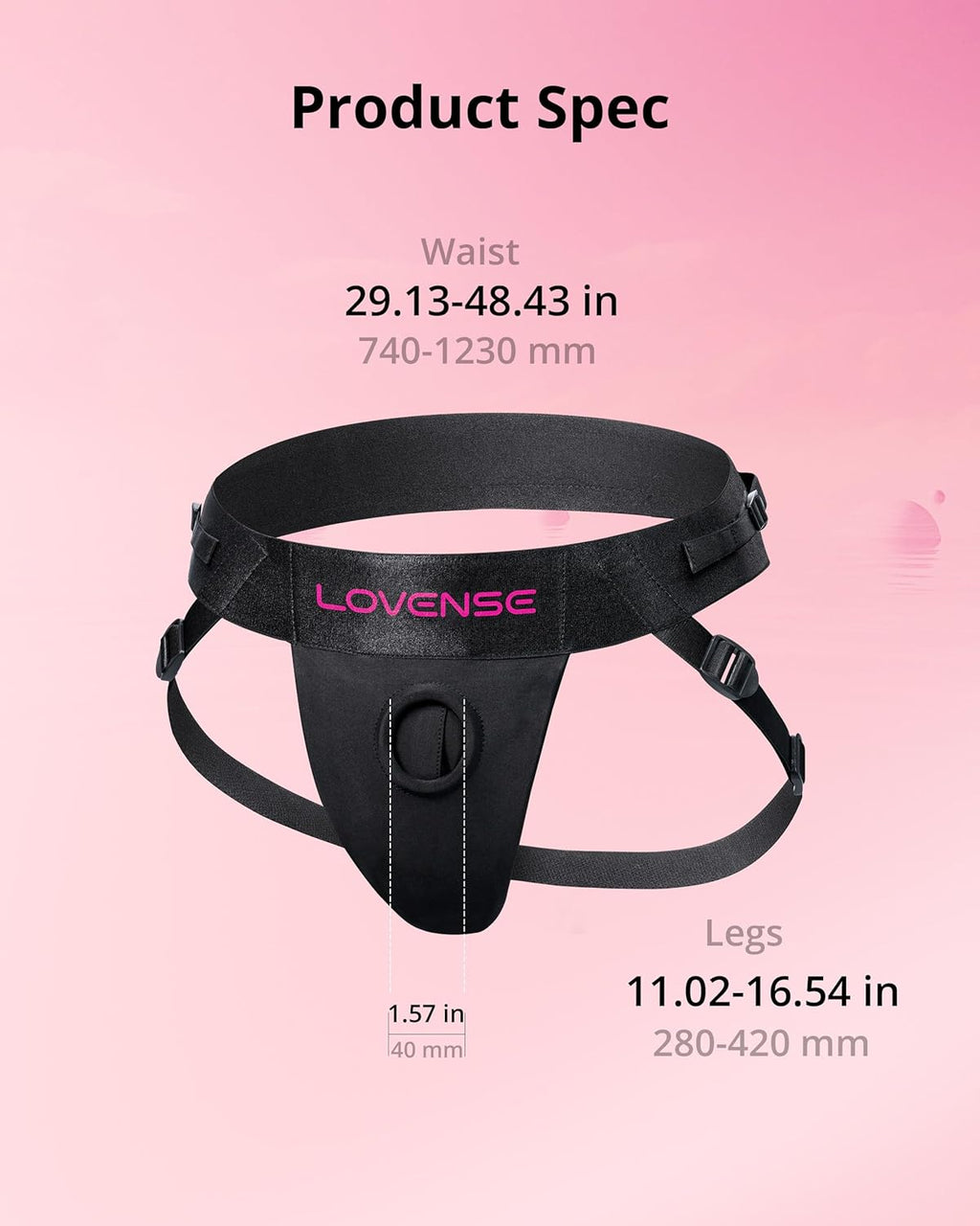 Lovense Strap-On Harness in Black