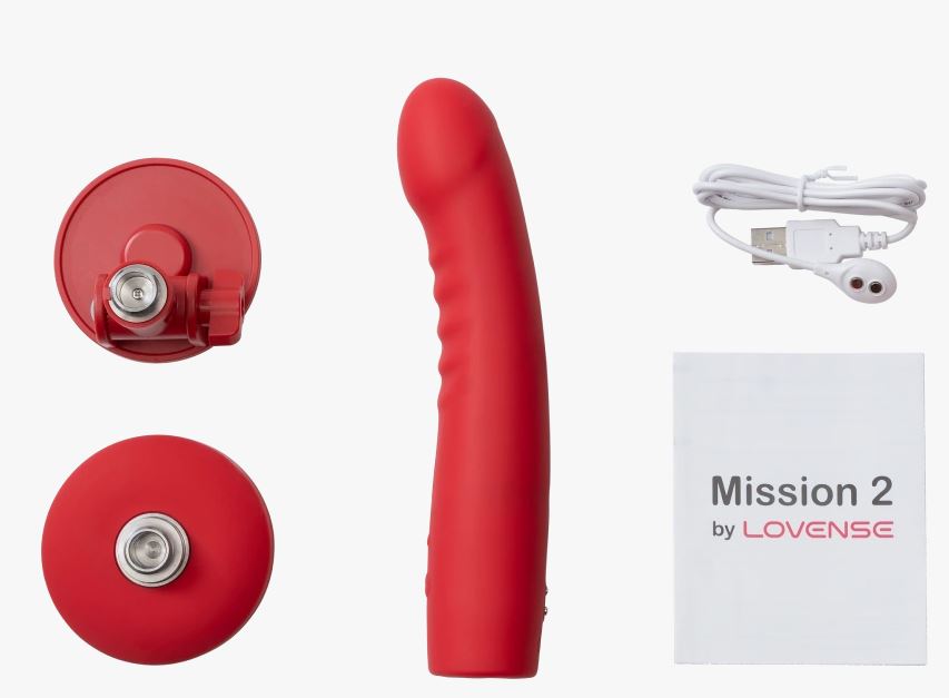 Lovense Mission 2 Vibrating Suction Cup Dildo With Advance Touch-Sense Technology