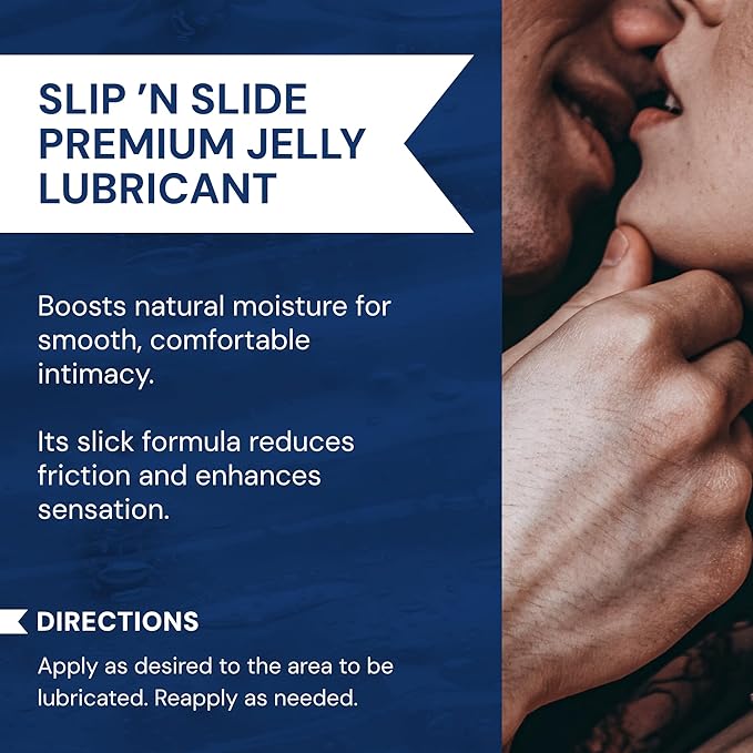 Swiss Navy Slip N’ Slide Water-Based Jelly Lubricant - 2 oz