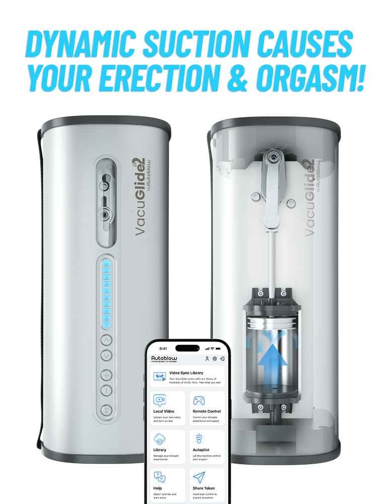 VacuGlide 2 by Autoblow Premium Male Milker Masturbator
