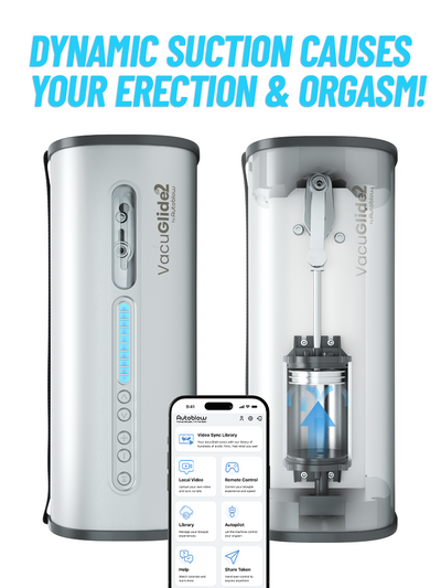 VacuGlide 2 by Autoblow Premium Male Milker Masturbator