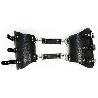 Fetish Pleasure Play Black Arm Restraints