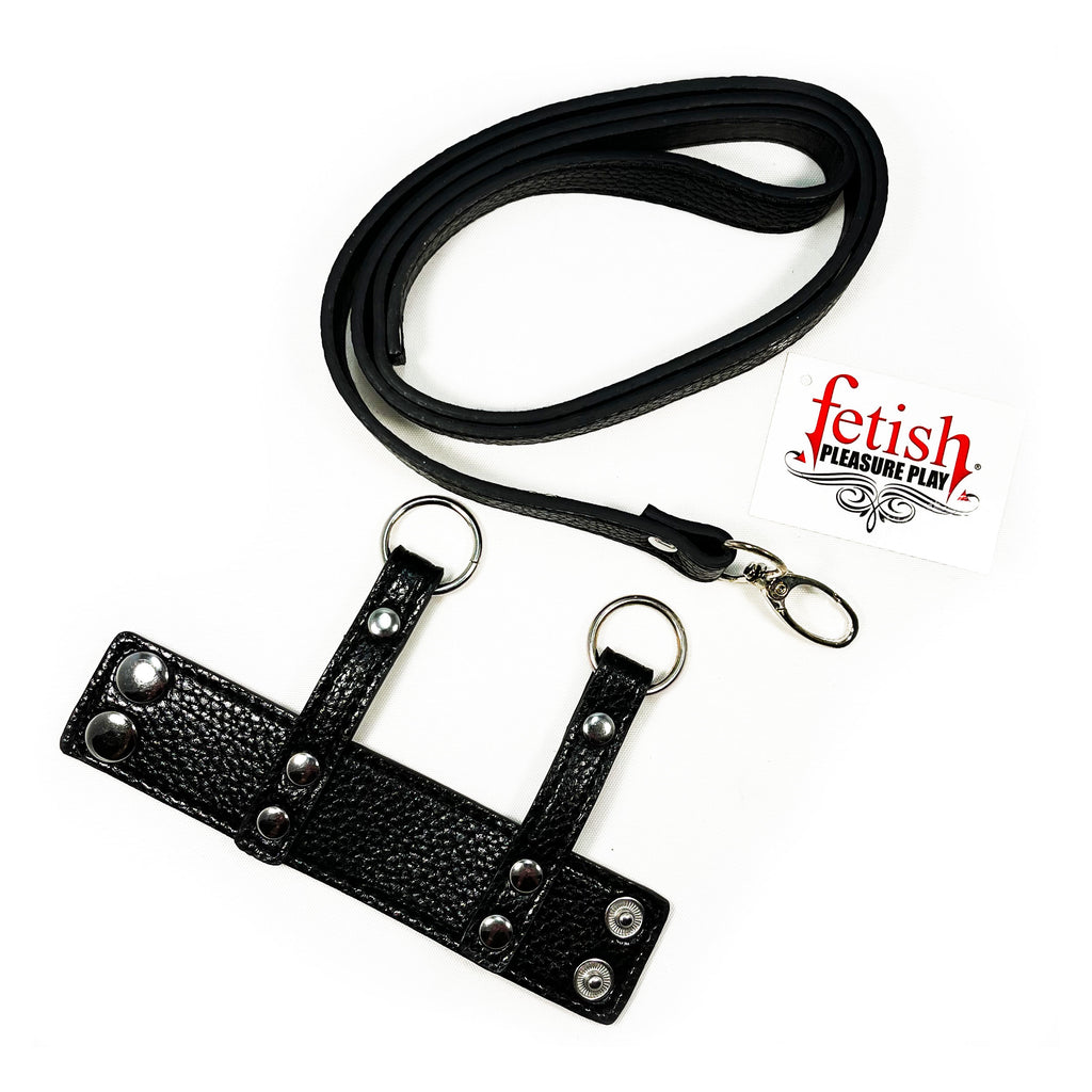 Fetish Pleasure Play Black Cock Leash