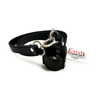 Fetish Pleasure Play Black Cock Leash