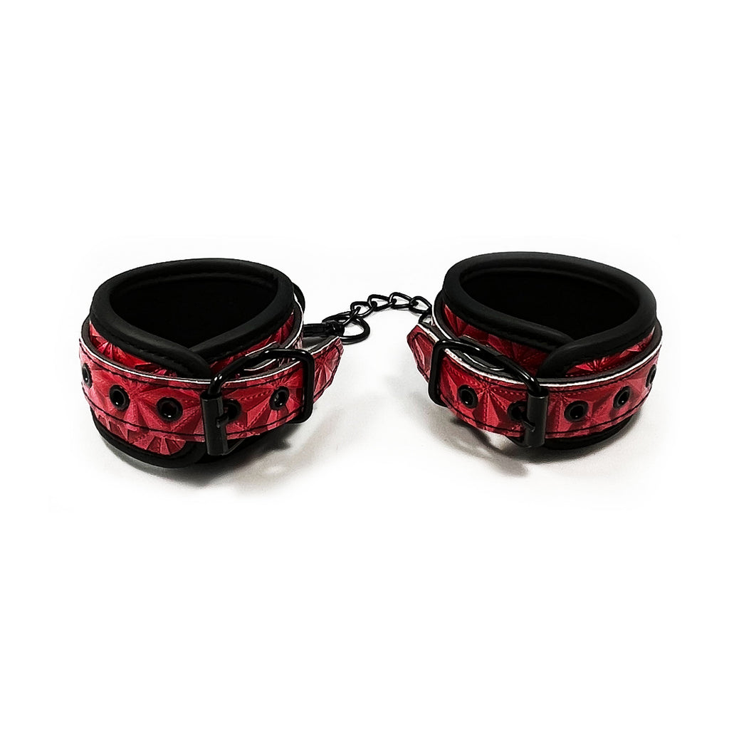 Fetish Pleasure Play Passionate Pink Wrist Cuffs