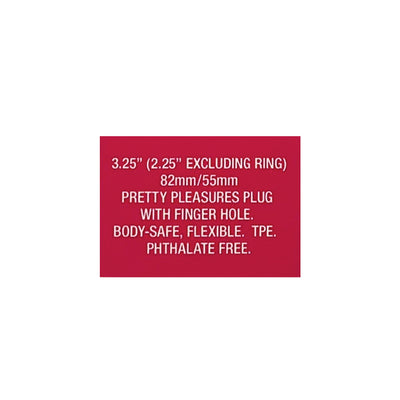 Pretty Pleasures Pink Anal Plug