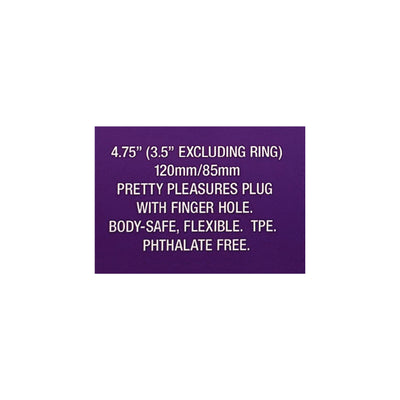 Pretty Pleasures Large Butt Plug