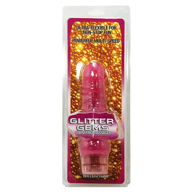 Get Glitter Gem's Pink Vibrator Only at Castle Megastore Get Glitter Gem's Pink Vibrator Only at Castle Megastore