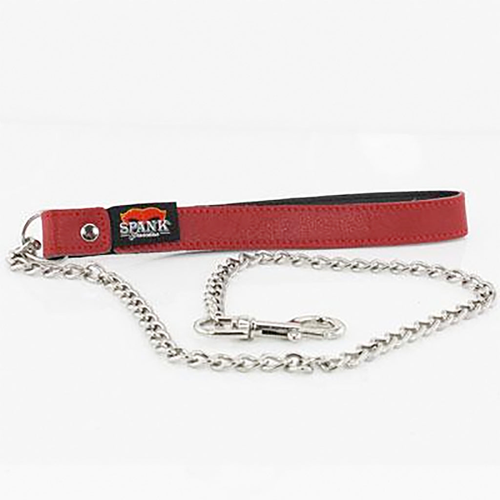 Spank Provocateur Red Leather Leash