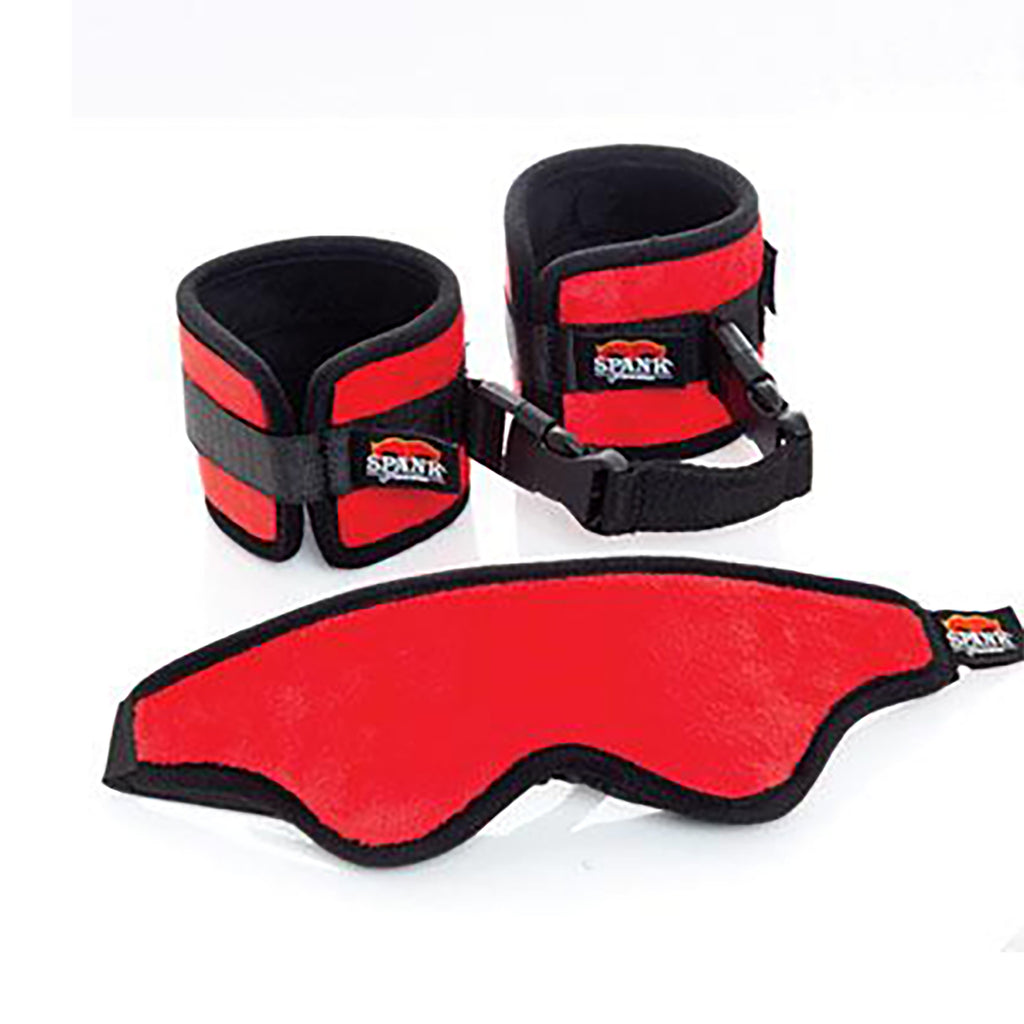 Spank Provocateur Red Passion Plush Restraint Kit