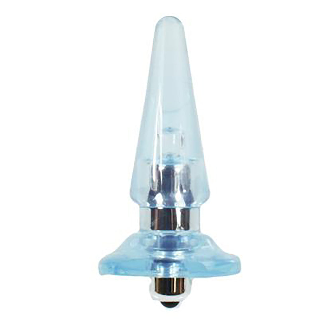 Anal Please! Vibrating Anal Plug - Blue