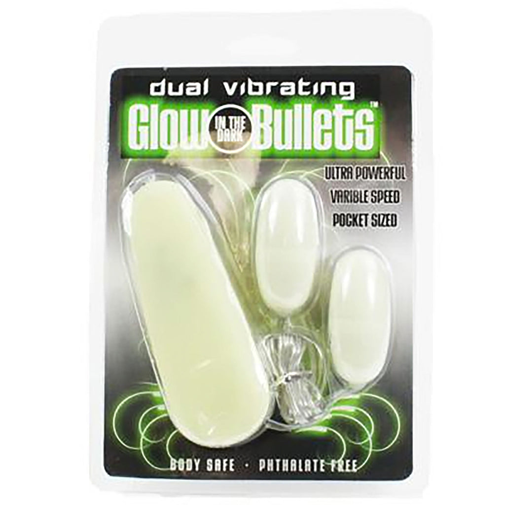 Dual Vibrating Glow-in-the-Dark Bullets