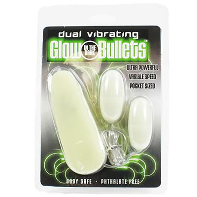 Dual Vibrating Glow-in-the-Dark Bullets