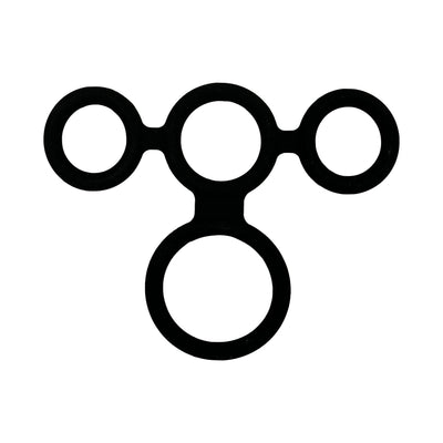 Fetish Pleasure Play Quad Multi T-Ring Enhancer