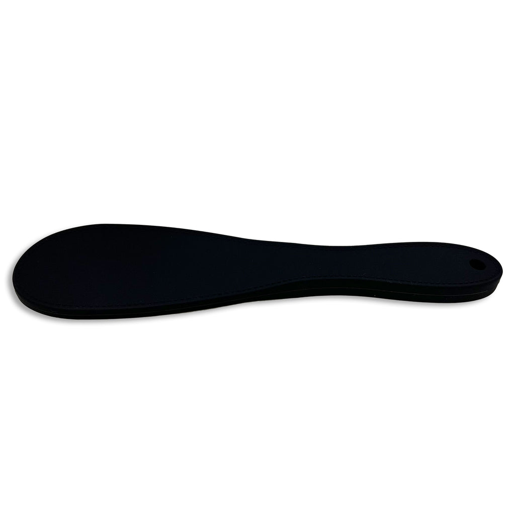 Round Paddle by Fetish Pleasure Play in Black