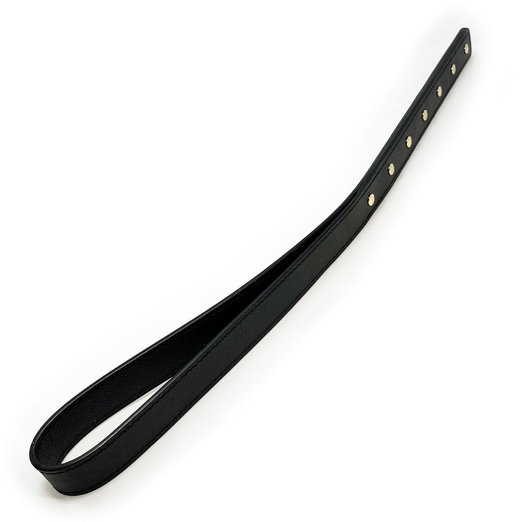 THE FETISH PLEASURE PLAY PREMIUM LEATHER SLAPPER - BLACK