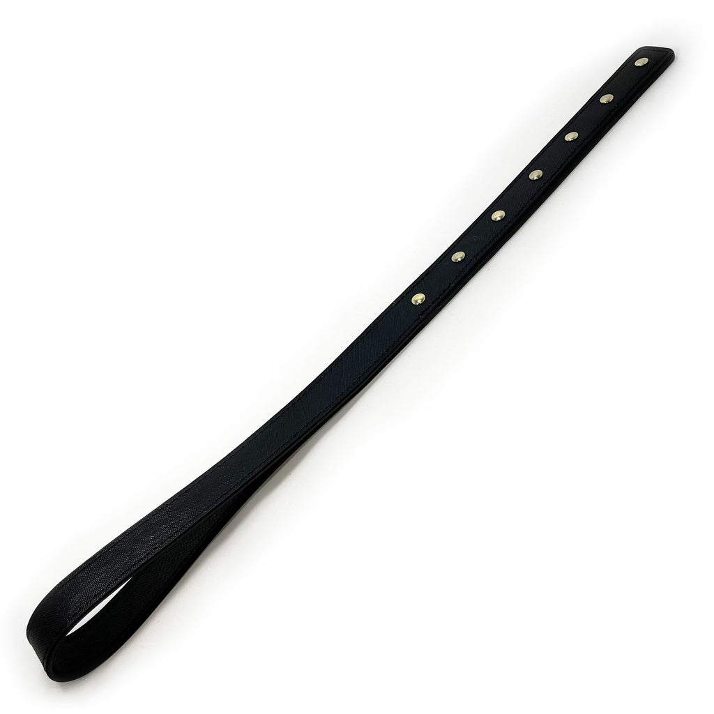 THE FETISH PLEASURE PLAY PREMIUM LEATHER SLAPPER - BLACK