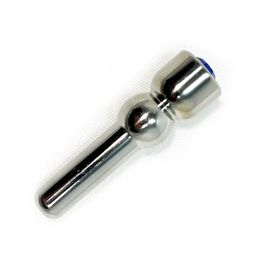 STAINLESS STEEL SINGLE BEAD JEWEL-TIPPED MINI URETHRAL PLUG