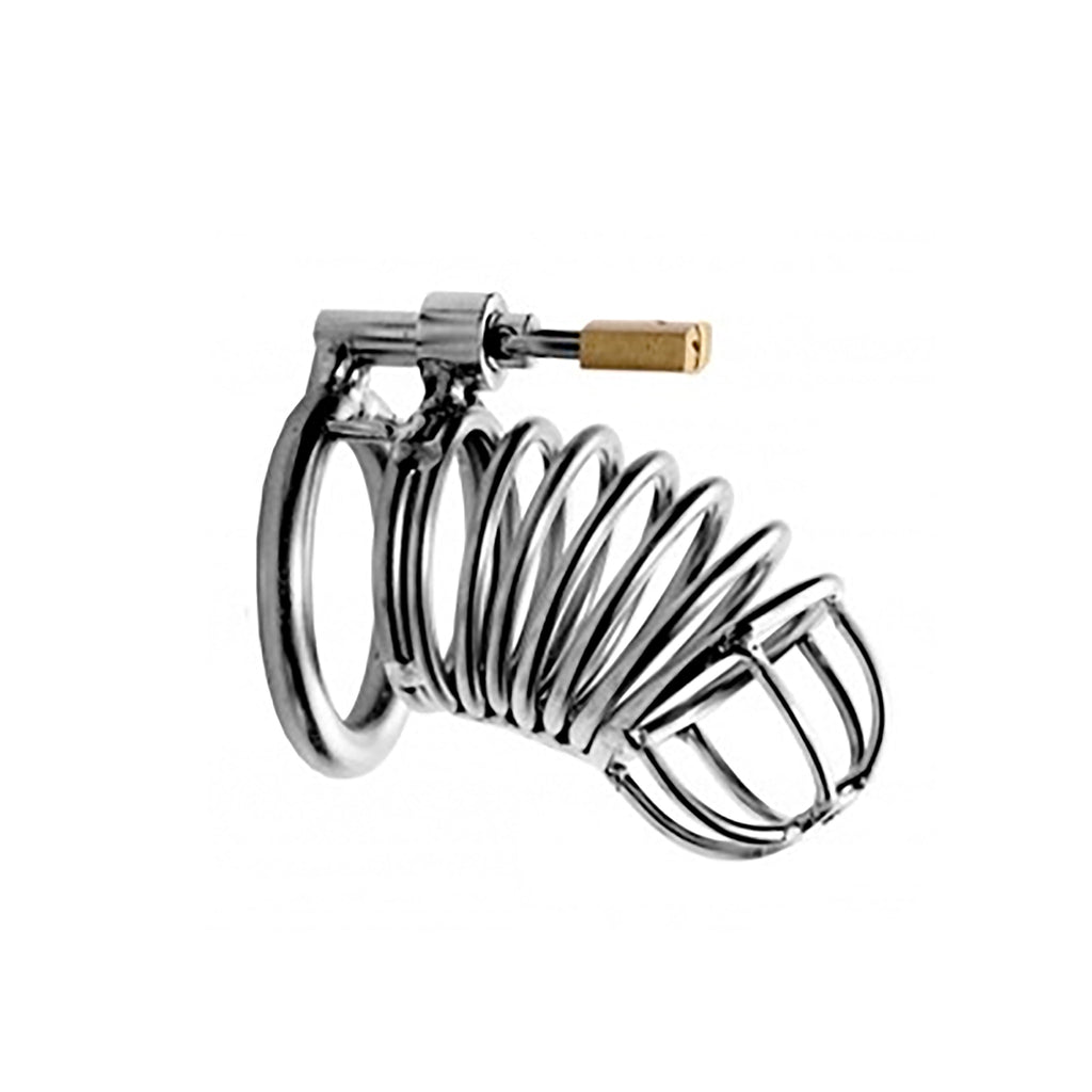 Metal Pleasure Play 8 Rings Cock Cage