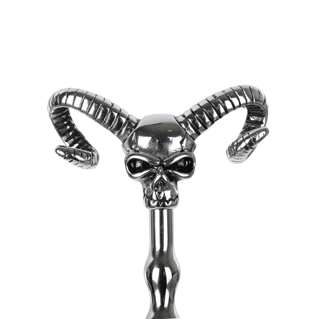 STAINLESS STEEL HOLLOW SKULL URETHRAL SOUND PENIS PLUG