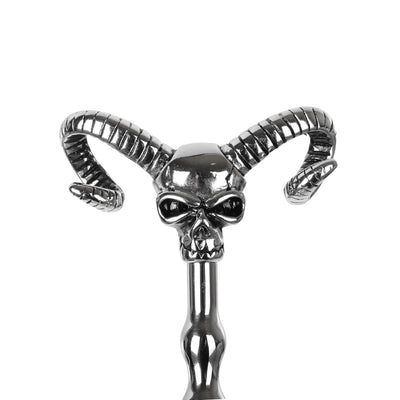 STAINLESS STEEL HOLLOW SKULL URETHRAL SOUND PENIS PLUG