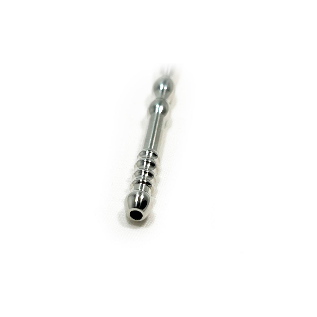 STAINLESS STEEL HOLLOW SKULL URETHRAL SOUND PENIS PLUG