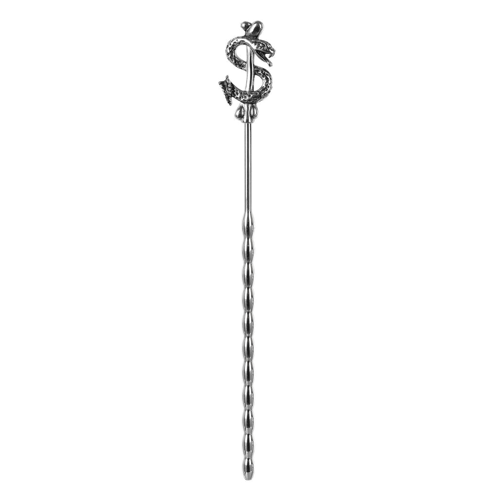 Serpent Stainless Steel Urethral Sound Penis Plug by Metal Pleasure Play