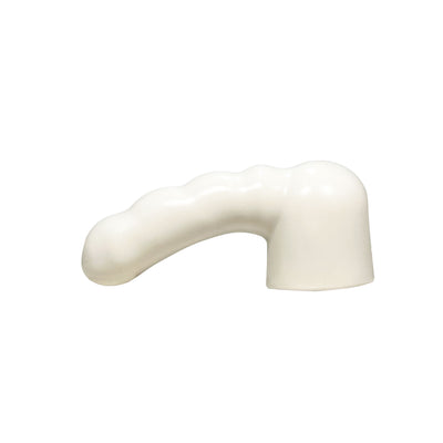 Fetish Pleasure Play Vibrator Attachment Wave Head Tip - White
