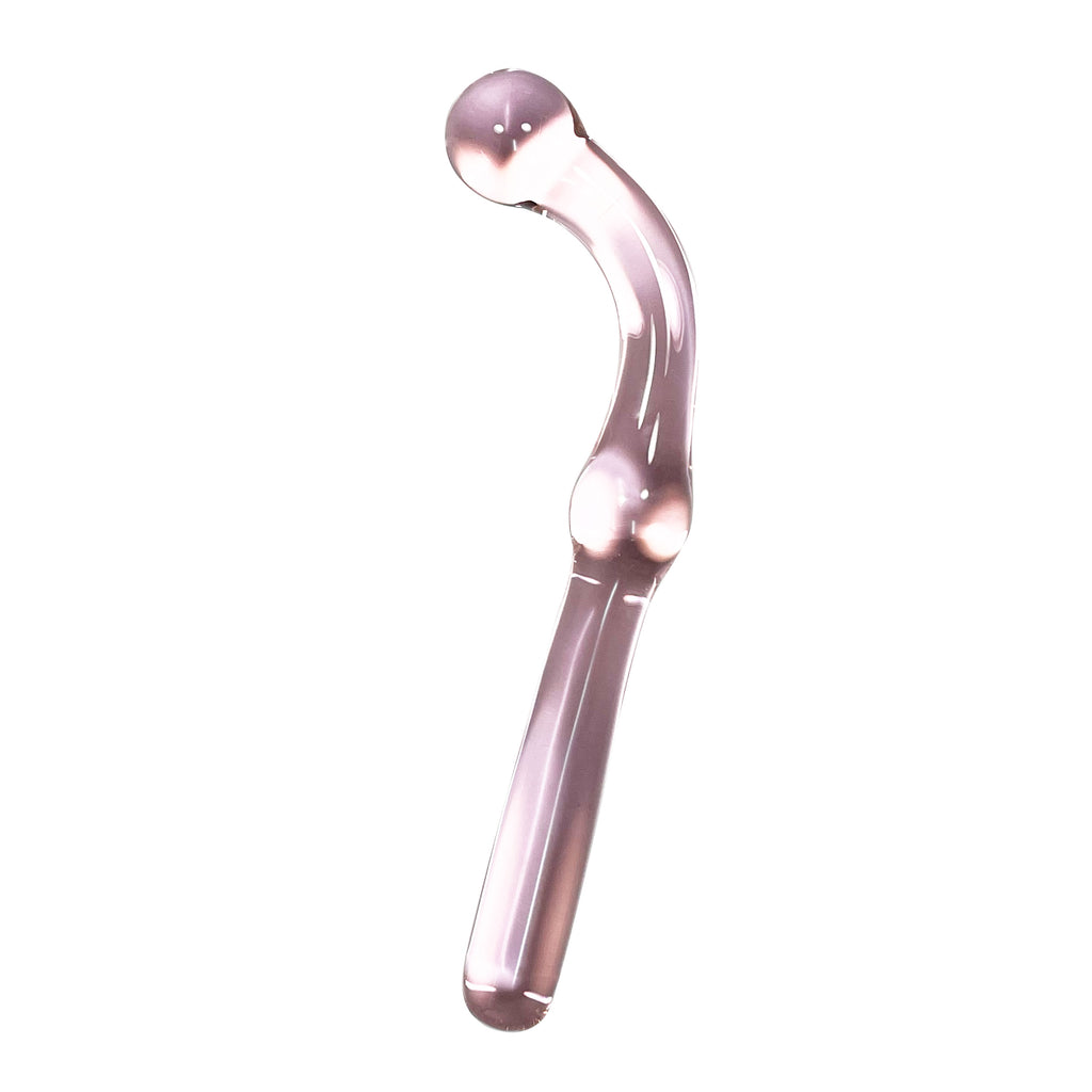 Fetish Pleasure Play Glass Dildo & Butt Plug Pink