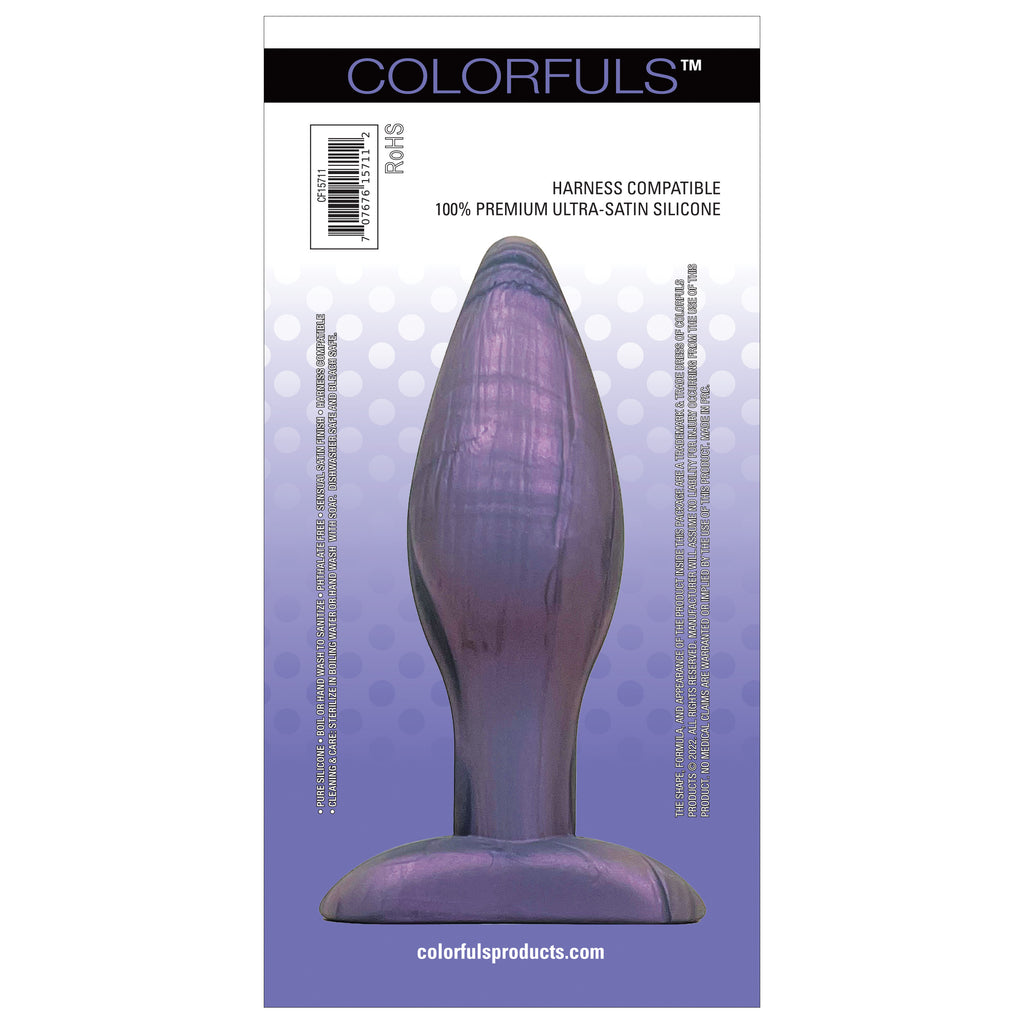 Colorfuls Shades of Silk Large Purple Butt Plug | Castle Megastore Colorfuls Shades of Silk Large Purple Butt Plug | Castle Megastore