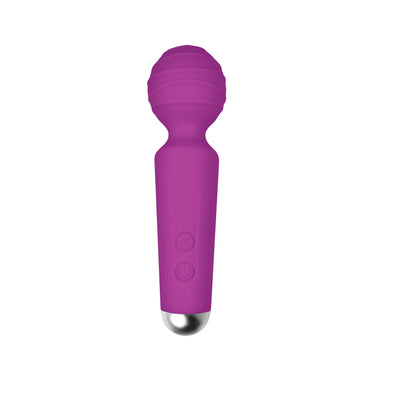 Duet Purple Mini Pleasure Wand Vibrating Massager Duet Purple Mini Pleasure Wand Vibrating Massager
