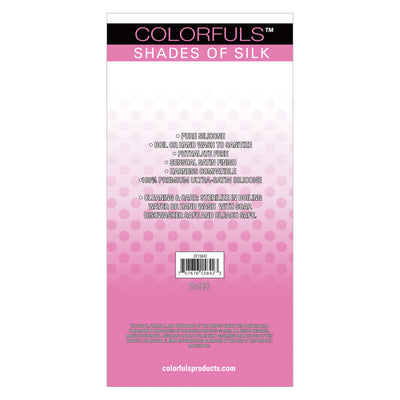 Colorfuls Shade of Silk Textured Pink Butt Plug