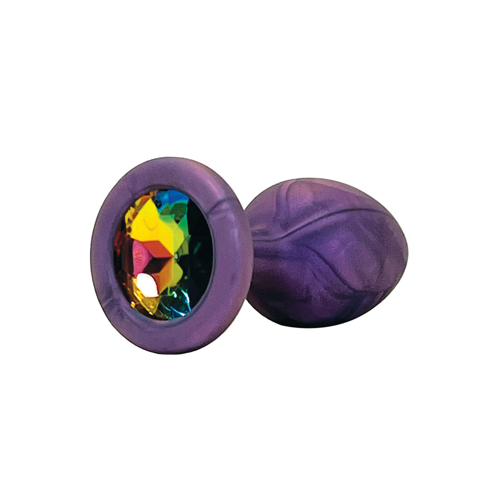 Colorfuls Shades of Silk Purple Jewel Plug