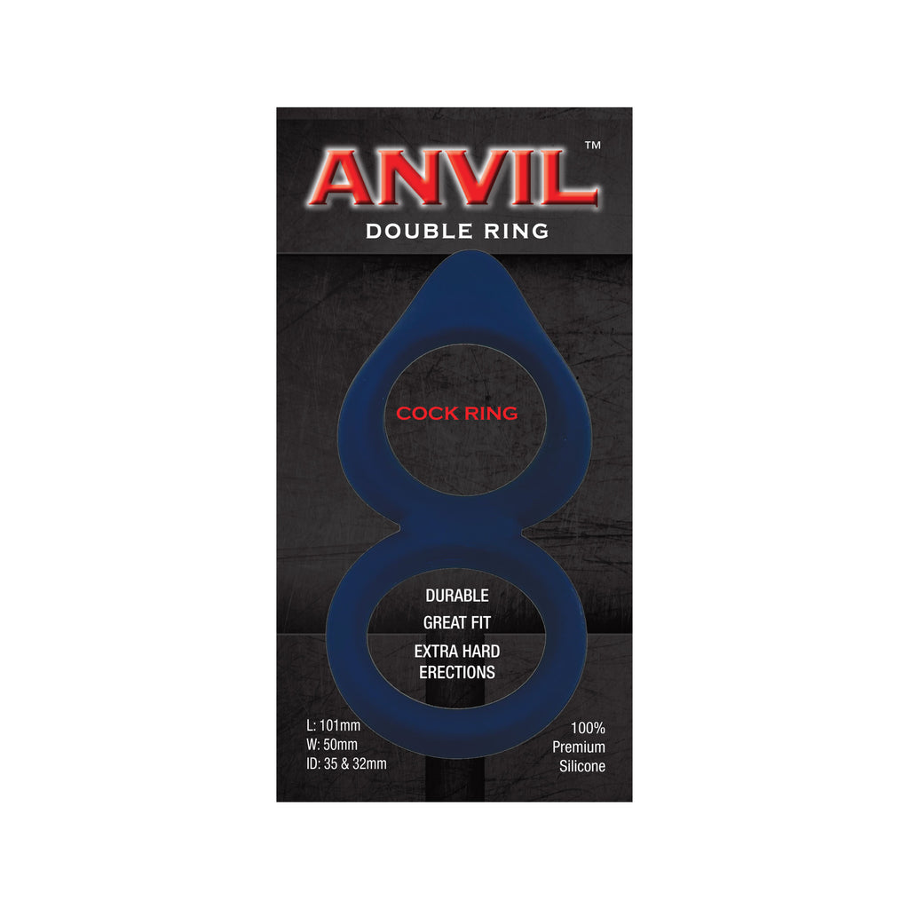 Anvil Dark Blue Double Ring