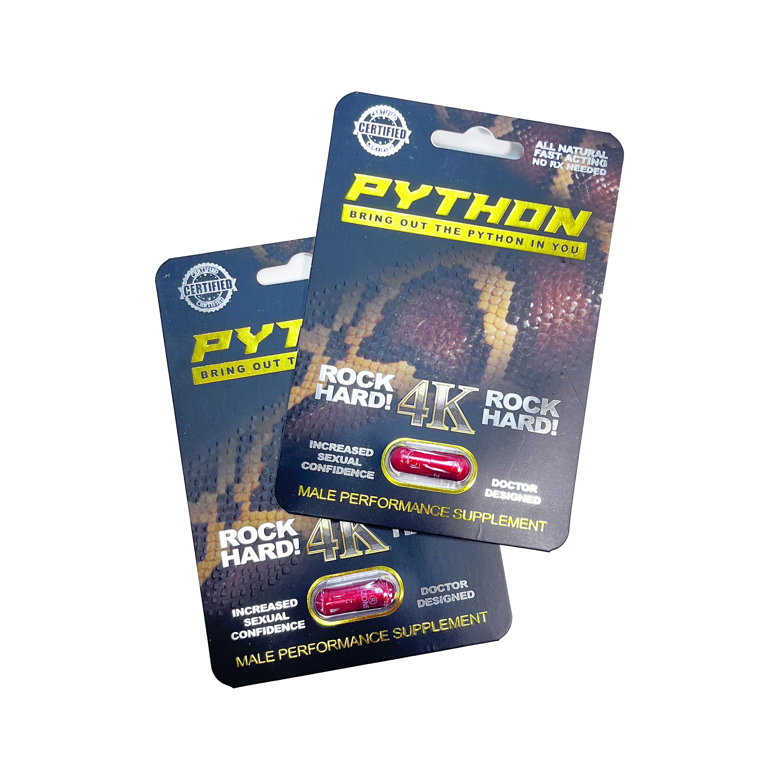 Python Way Korean Supplement Python 4K Male Performance Supplement 2 Pack