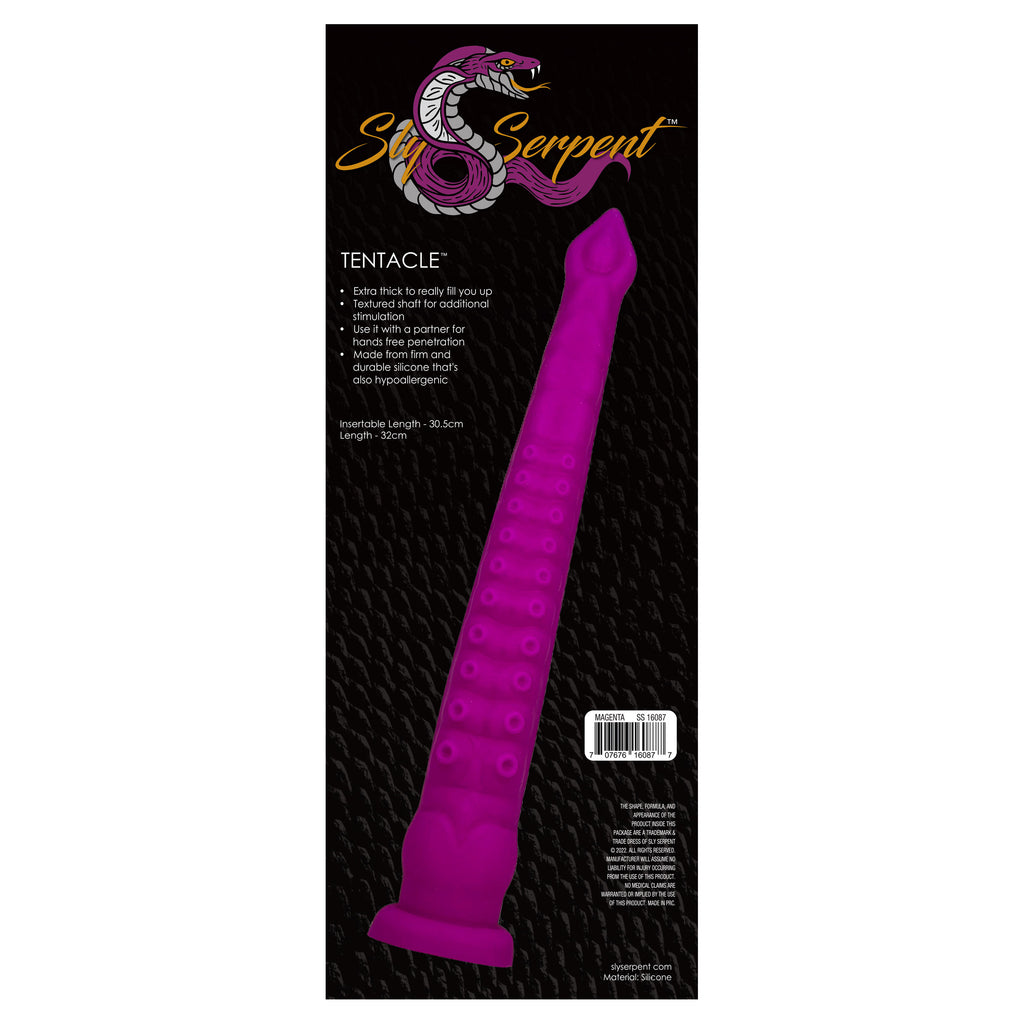 The Tentacle Silicone Dildo by Sly Serpent in Purple
