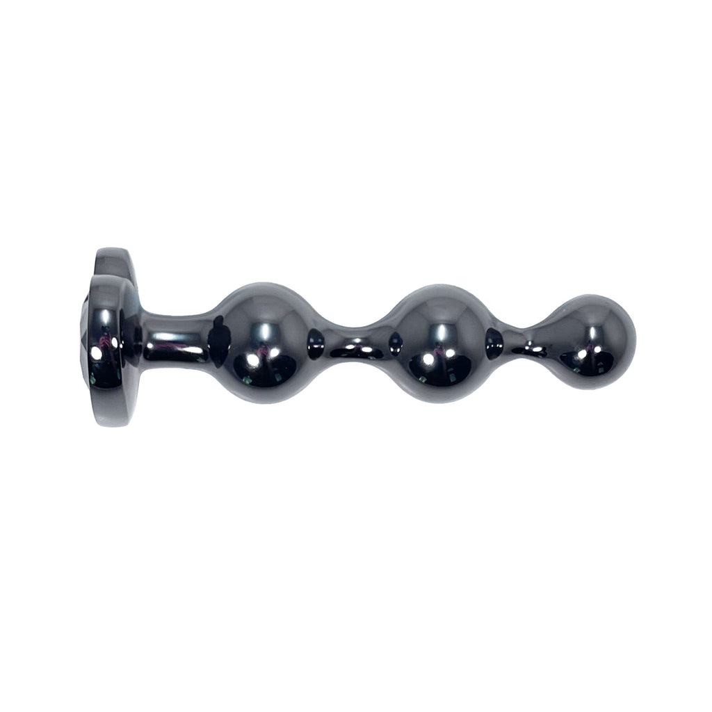 Carbon Jeweled Small Butt Plug by Fetish Pleasure Play
