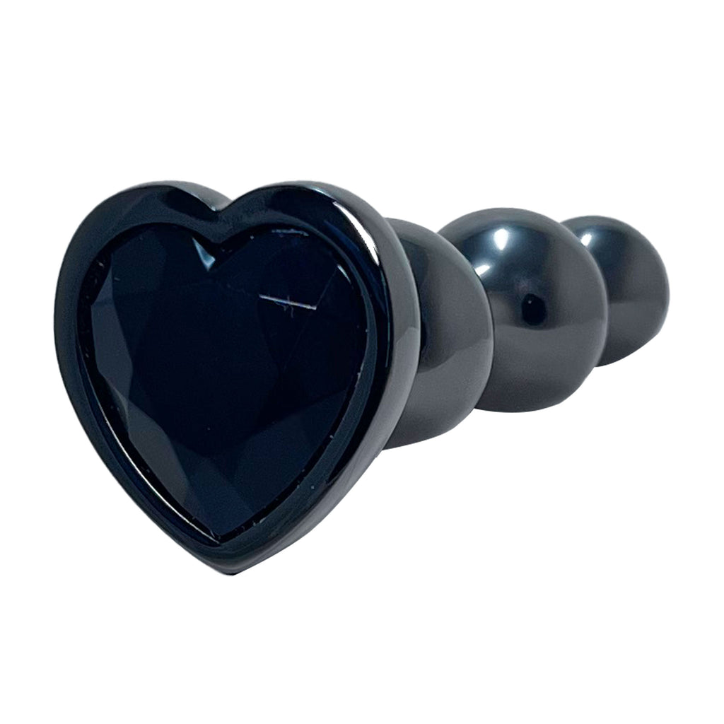 Carbon Jeweled Small Butt Plug by Fetish Pleasure Play