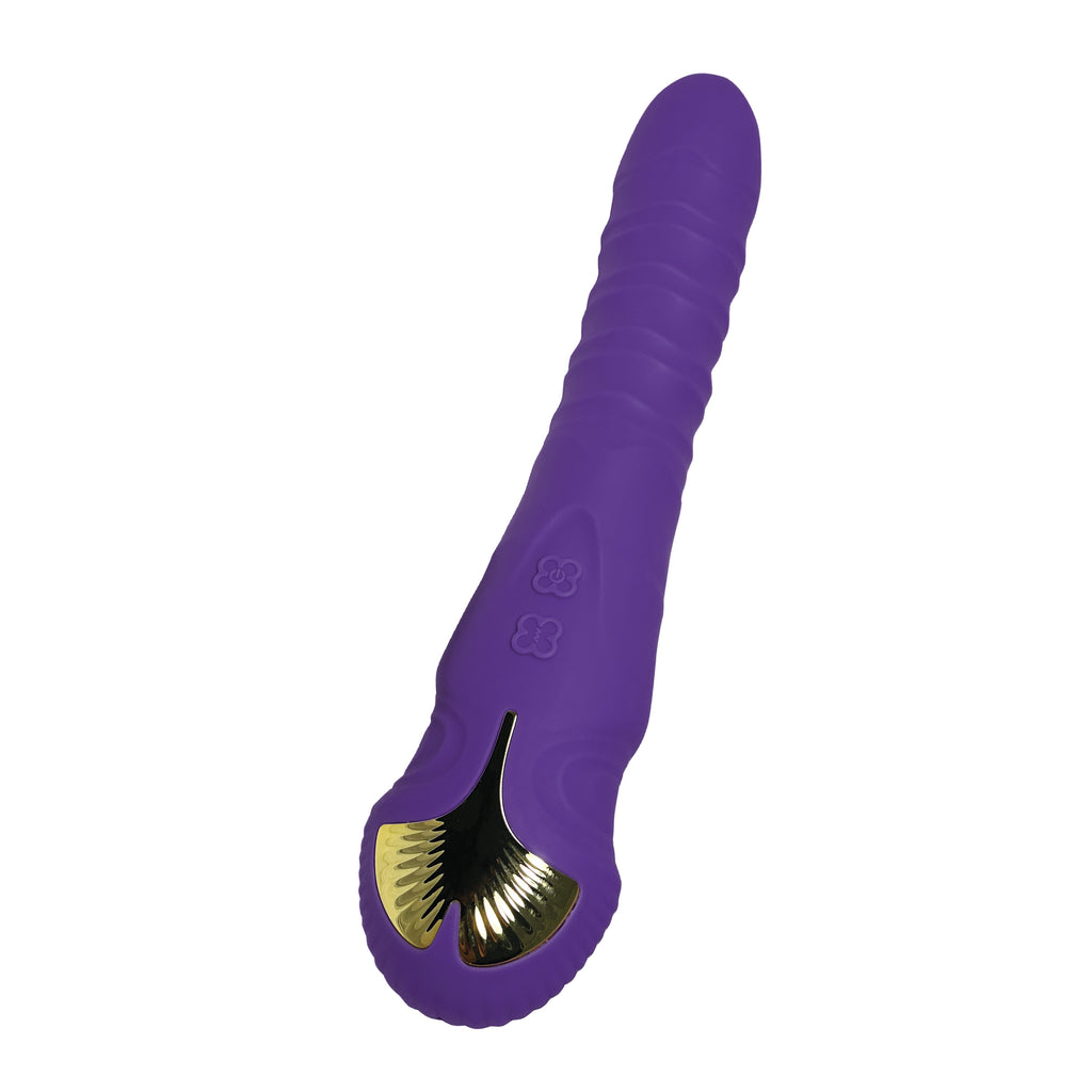 THE OMOTION ATHENA G-SPOT STIMULATION VIBRATOR MASSAGING WAND - PURPLE