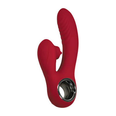 THE LE RABBIT DUAL ACTION VIBRATOR - RED