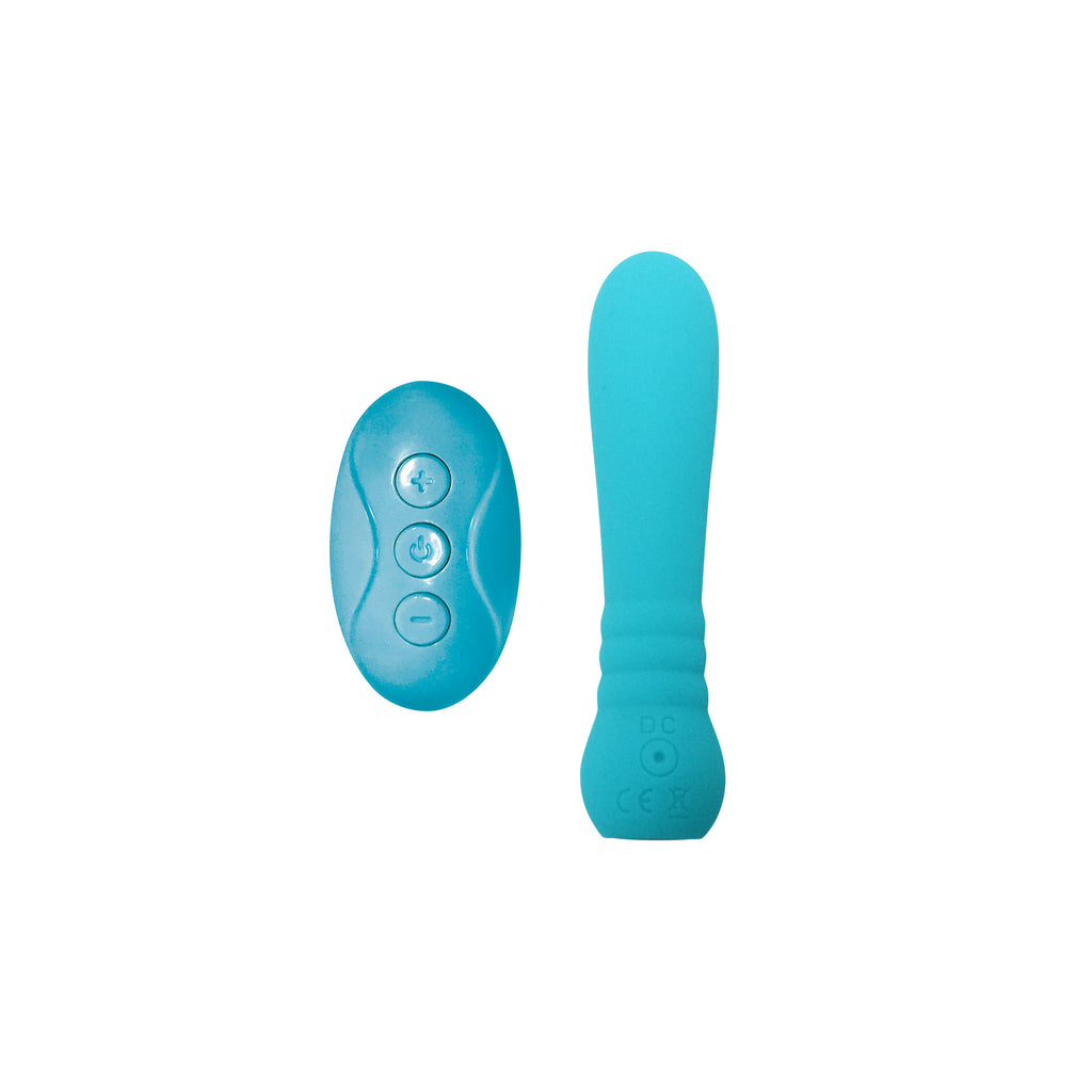 Vibense Bullet Vibrator with Remote Control - Teal