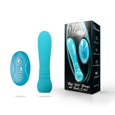Vibense Bullet Vibrator with Remote Control - Teal